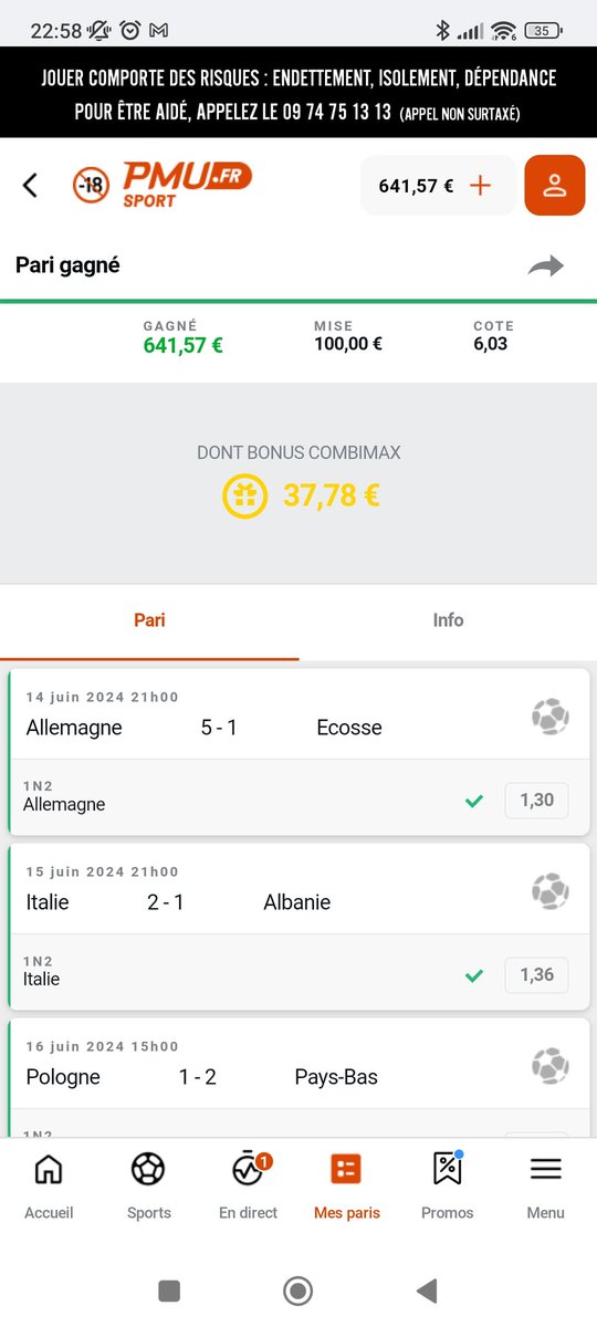 Ce matin je suis heureux 😎