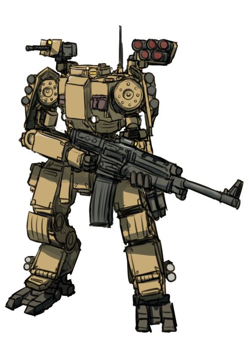 アイデアスケッチ
四号歩行戦車

2.8cm対物機関ライフル
肩部対戦車ロケット
対人用MG34機関銃
脚部対人Sマイン 