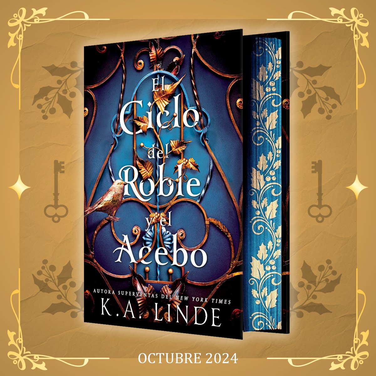 📢¡ATENCIÓN #NovedadesHidra! 📚

¡Nueva saga!

K.A. Linde se incorpora al catálogo de Editorial Hidra con un libro espectacular, #ElCicloDelRobleYElAcebo 🐦
¡Primera edición especial!

Lanzamiento el 14 de octubre.

Traducción de Patricia Henríquez ✍️

👉editorialhidra.com/libro/el-ciclo…
