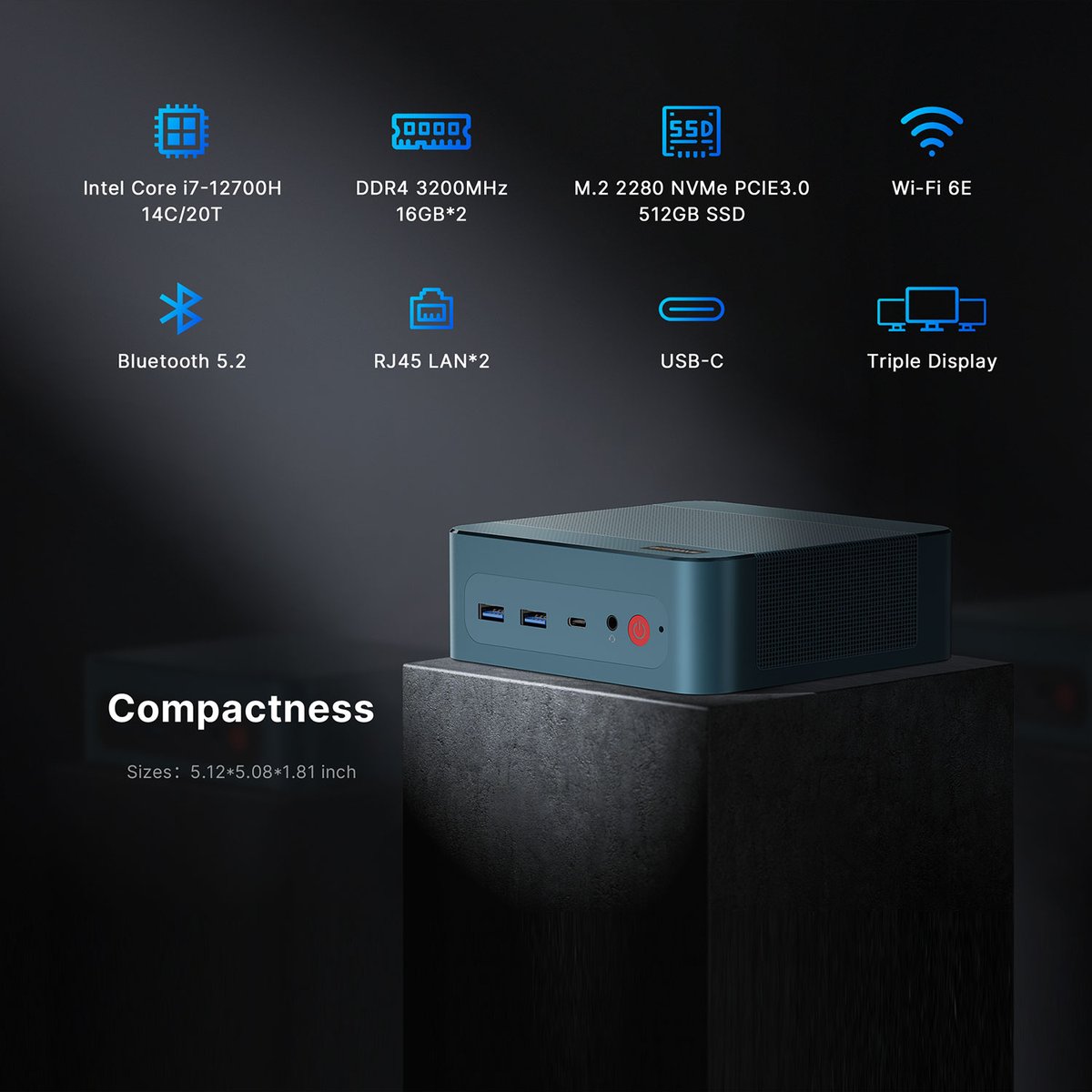 💻✨ meets ultra-capable! Explore the limitless potential of our new Mini PC with Intel i7, DDR4 RAM, and triple display capabilities. Perfect for any setup, anywhere! ➡️ Retweet, follow &amp; reply with your dream setup using our Mini PC for a chance to win a tech makeover! 🎉