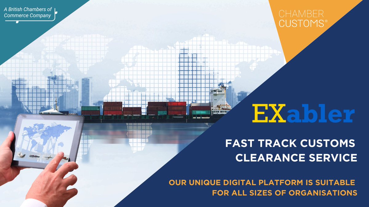 chambercustoms's tweet image. Our customs agents don't just 'do customs paperwork'. We give you access to a fully digital solution. 

Our Fast Track customs clearance service includes full access to our online platform and a dedicated team.

Find out about our EXabler platform👉 ow.ly/NC4350Laiur