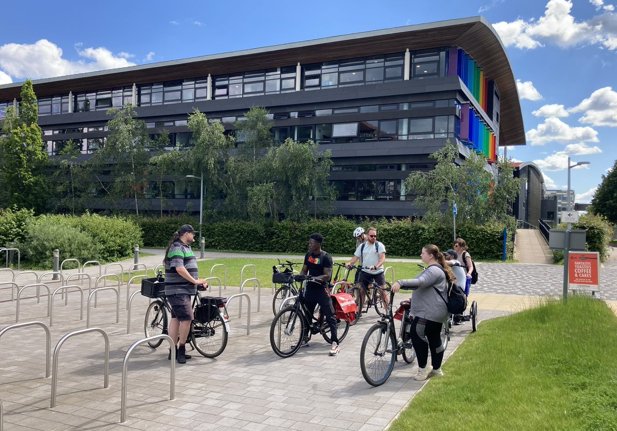Camcycle was delighted to host officers from <a href="/suffolkcc/">Suffolk CC</a> yesterday for a cycle tour of Cambridge. 

It’s a great pleasure to share the gems of our city with others, from cycle parks to protected junctions &amp; discuss what works well and what improvements we’d like to see.

1/2
