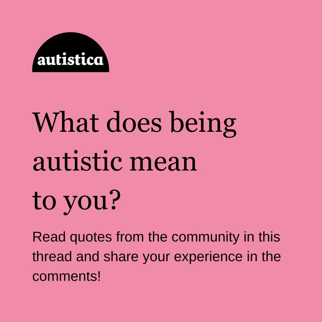 Autistica's tweet image. Happy #AutisticPrideDay! ❤

Today, we celebrate and amplify the voices of autistic people and their families, sharing what being autistic means to them. 

#AutisticCommunity #LivedExperience #AutismAcceptance #AutismAwareness