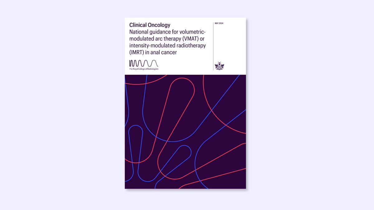 This guideline provides detailed, practical and evidence-based consensus guidance for the planning and treatment of patients receiving radical radiotherapy for anal cancer in the UK.

Read more: rcr.ac.uk/our-services/a…

#Cancer #Oncology #Radiotherapy