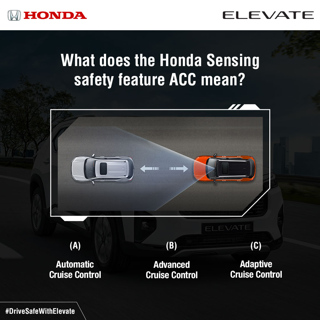 Q3. How well do you know about its safety features Participate in the DriveSafeWithElevate contest, flaunt your knowledge in the comments, and stand a chance to win big HondaContest HondaCarsIndia HondaCars https t.co I6Rk7W1y1N Q3