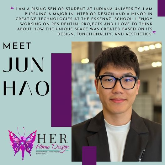 design26601's tweet image. Meet Junhao!
We are thrilled to have him on board with us this summer on the Design team. Hands on experience is PRICELESS!
#HERTeam #summerinter #herhomedesign #internship #interiordesigner #indyinteriordesign