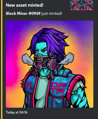 Block Miners CNFT tweet media