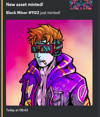 Block Miners CNFT tweet media