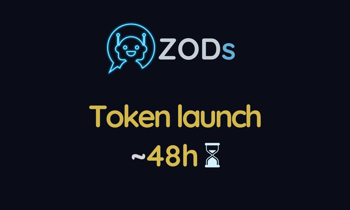 ZODs Utility token.

In ~48 hours. 
Discord-first live announcement.

RT/Like and drop your address in the comments - take your airdrop chance 👀