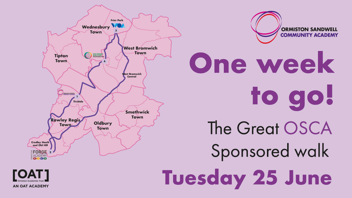 MissGH (@gemma_resa) on Twitter photo Staff and students from <a href="/OSCATweets/">Ormiston Sandwell</a> are a week away from taking on their 16 mile sponsored walk and community litter pick around #Sandwell 👀👉bit.ly/OSCASponsoredW…
If you would like to support them, please visit bit.ly/45undAG
#BlackCountry #Oldbury #youthsocialaction Staff and students from <a href="/OSCATweets/">Ormiston Sandwell</a> are a week away from taking on their 16 mile sponsored walk and community litter pick around #Sandwell 👀👉bit.ly/OSCASponsoredW…
If you would like to support them, please visit bit.ly/45undAG
#BlackCountry #Oldbury #youthsocialaction