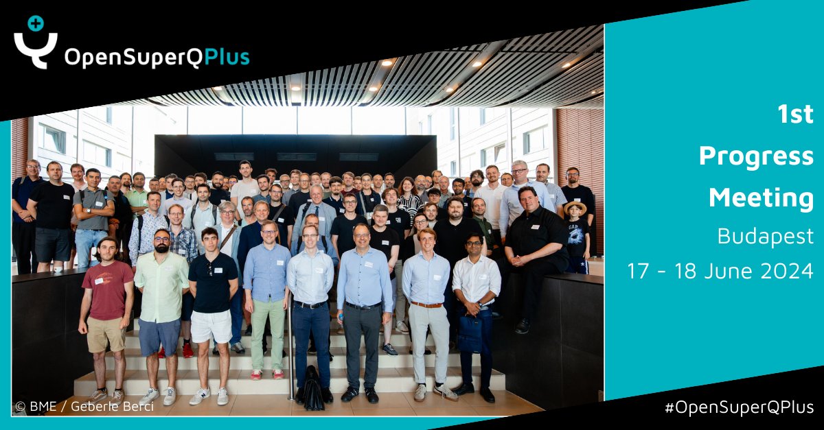 OpenSuperQPlus (@opensuperqplus) on Twitter photo We are in the middle of day 2 of our #OpenSuperQPlus #Progress Meeting.
Here are a few pictures from yesterday's plenary session, the working groups and the exchange during the breaks.
We are happy that you are all here❗
#quantum #qubit We are in the middle of day 2 of our #OpenSuperQPlus #Progress Meeting.
Here are a few pictures from yesterday's plenary session, the working groups and the exchange during the breaks.
We are happy that you are all here❗
#quantum #qubit
