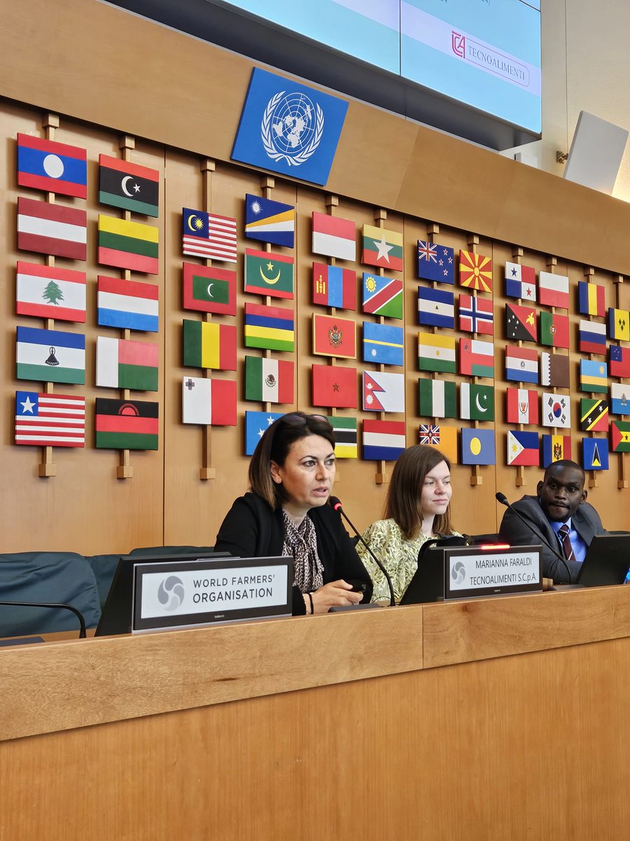 worldfarmersorg's tweet photo. 🗣️ "#Blockchain is an emerging technology and can provide new opportunities to #Farmers. However, the problem of the low digital maturity of the sector needs first to be solved to allow equal access to the technology, leaving no one behind" @FaraldiMar78213 @TRUSTyFOOD_eu Project Coordinator during the #WFO2024 Annual Meeting.

 #FarmersInAction @divine_hrzn_eu #HorizonEU #ResearchImpactEU #EUInnovation #EUProjects @REA_research @EUgreenresearch @HorizonEU