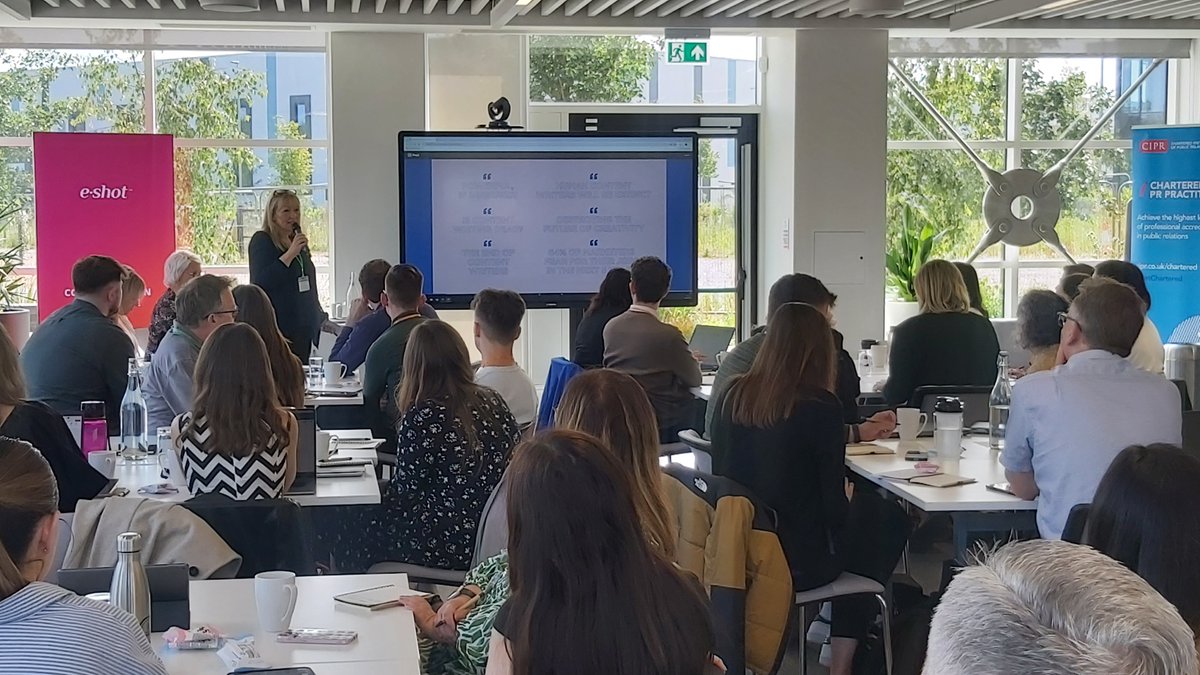 CIPR_EastAnglia's tweet photo. "We've already talked about ethics but authenticity is also important...we're storytellers but change is happening. There's room for us all."
@thewriteimp
#EAConf24 #FutureNow #AIInComms https://t.co/xOv4Us8KTR