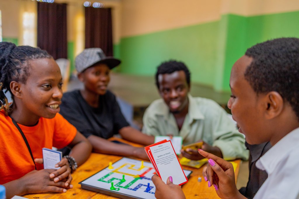 chbrwanda's tweet photo. With support from @UnescoEast #03Program, we conducted refresher training of 50 peer educators from @Gasabo_District at Kabuga YEGO centers using YAhealth games! 

We also provided #YAhealthGames to ensure that youth who visit YEGO center get infos via youth-friendly learning way https://t.co/BsTd4QzPdk