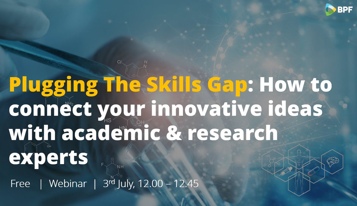 TheBPF's tweet image. 📣FREE WEBINAR - OPEN TO ALL📣 

📅Date: 3rd July, 12.00 - 12.45pm
🎙️Topic: Knowledge Transfer Partnerships and how to connect your innovative ideas with academic/research experts.
💰Cost: Free
💻Register: lnkd.in/eurgr3hk

#knowledgetransferpartnership #plastics
