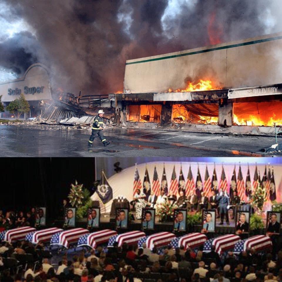 Today we honor and remember 9 Charleston, SC  Firefighters who made the Supreme Sacrifice on June 18, 2007.  Never forget!