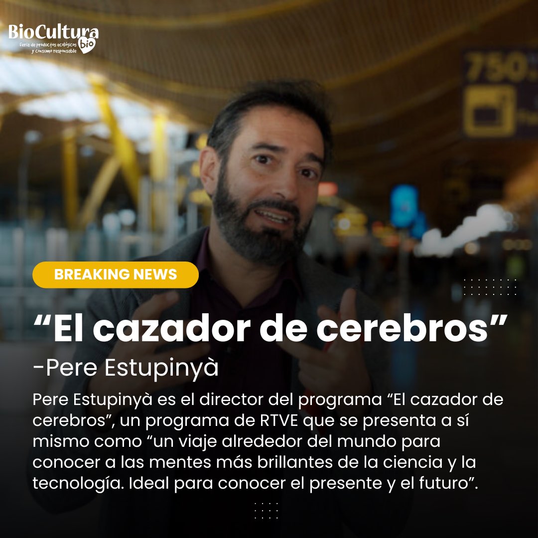 🧠🚀 Pere Estupinyà nos lleva en "El cazador de cerebros" por un viaje revelador, descubriendo a las mentes más brillantes en ciencia y tecnología. Un espacio para saciar la curiosidad y ver el futuro hoy. 🌌🔬  vidasana.org/el-cazador-de-…