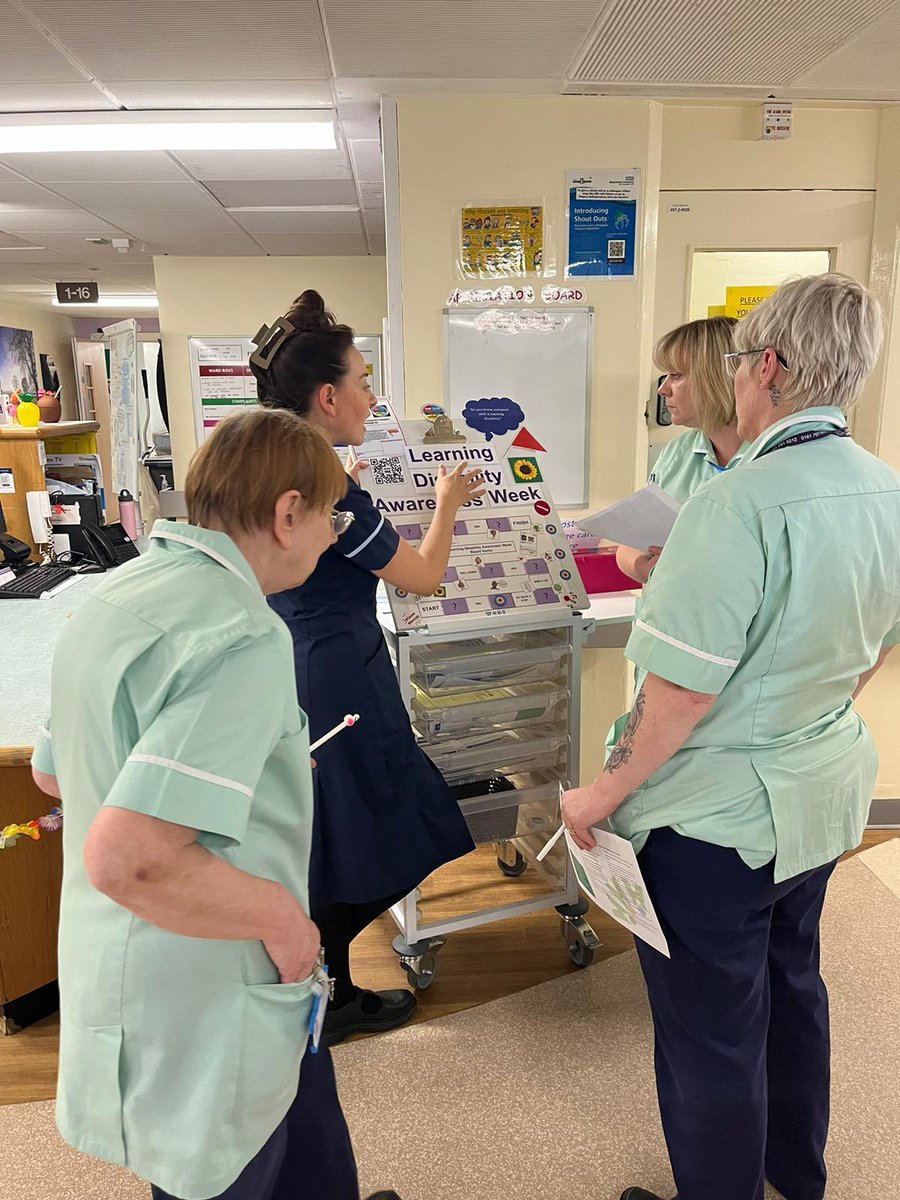 PDoy29's tweet image. Look out for Faye with the LD board game! Prizes to be won! @QualityWTWA @WTWAeducation 
@WythenshaweHosp 
#LearningDisabilityWeek2024