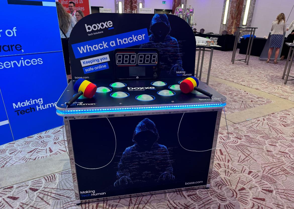 boxxe_UK's tweet image. Get ready for today&apos;s #WED24 with our &quot;Whack the Hacker&quot; game &amp;amp; chat with our boxxers about air-tight cybersecurity.

Catch our Senior Account Director for Defence &amp;amp; National Security, Tarah Mason, who&apos;ll be delivering a talk in Session 5 👋

#MakingTechHuman @weduknetwork