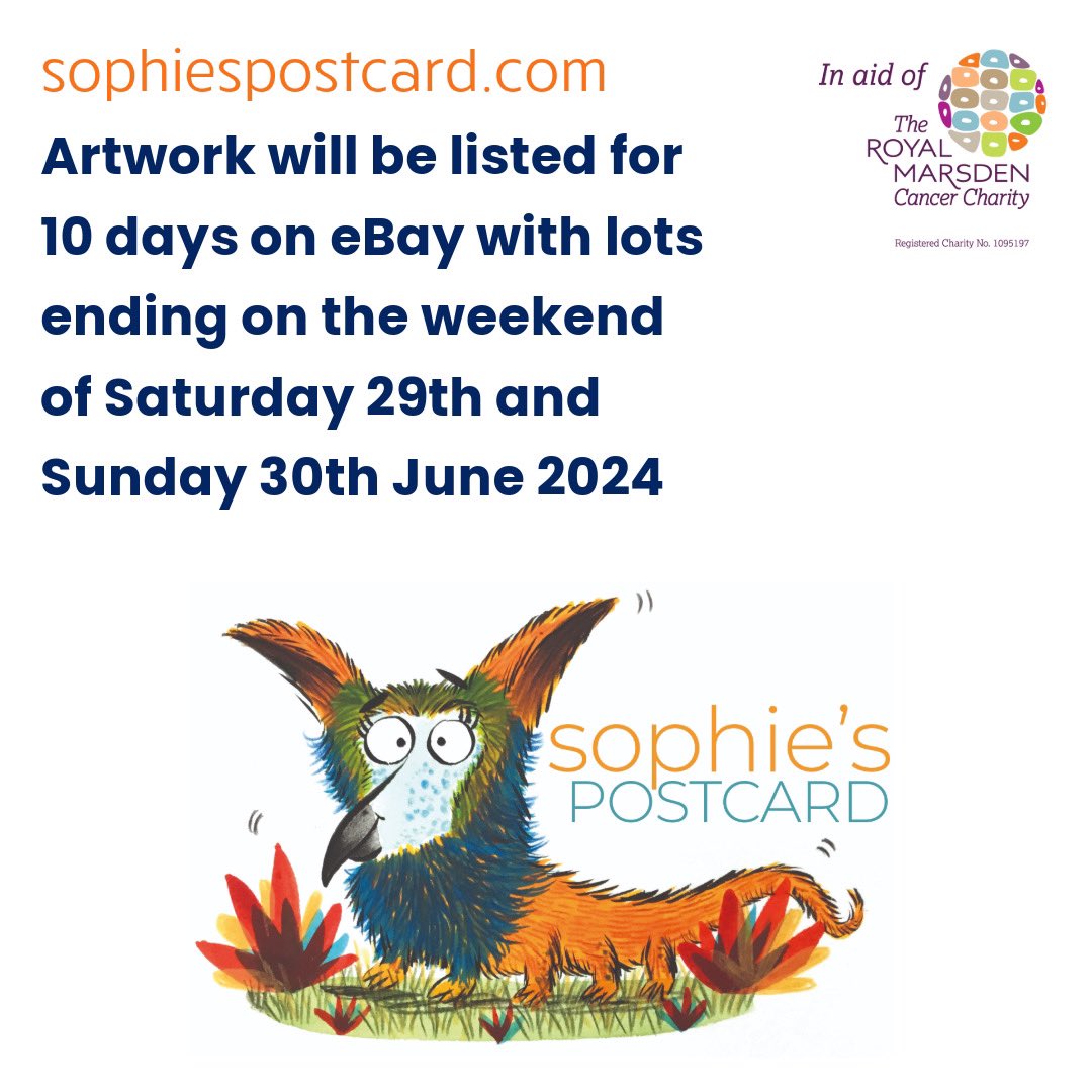 Psssst…want to own your own piece of Jude art &amp; also help out a great cause?💫
Well, I’ve made a little postcard sized something for #sophiessecretpostcardauction charity auction in support of <a href="/royalmarsden/">The Royal Marsden Cancer Charity</a> 🙌💕 
Head to sophiespostcard.com for info 💫