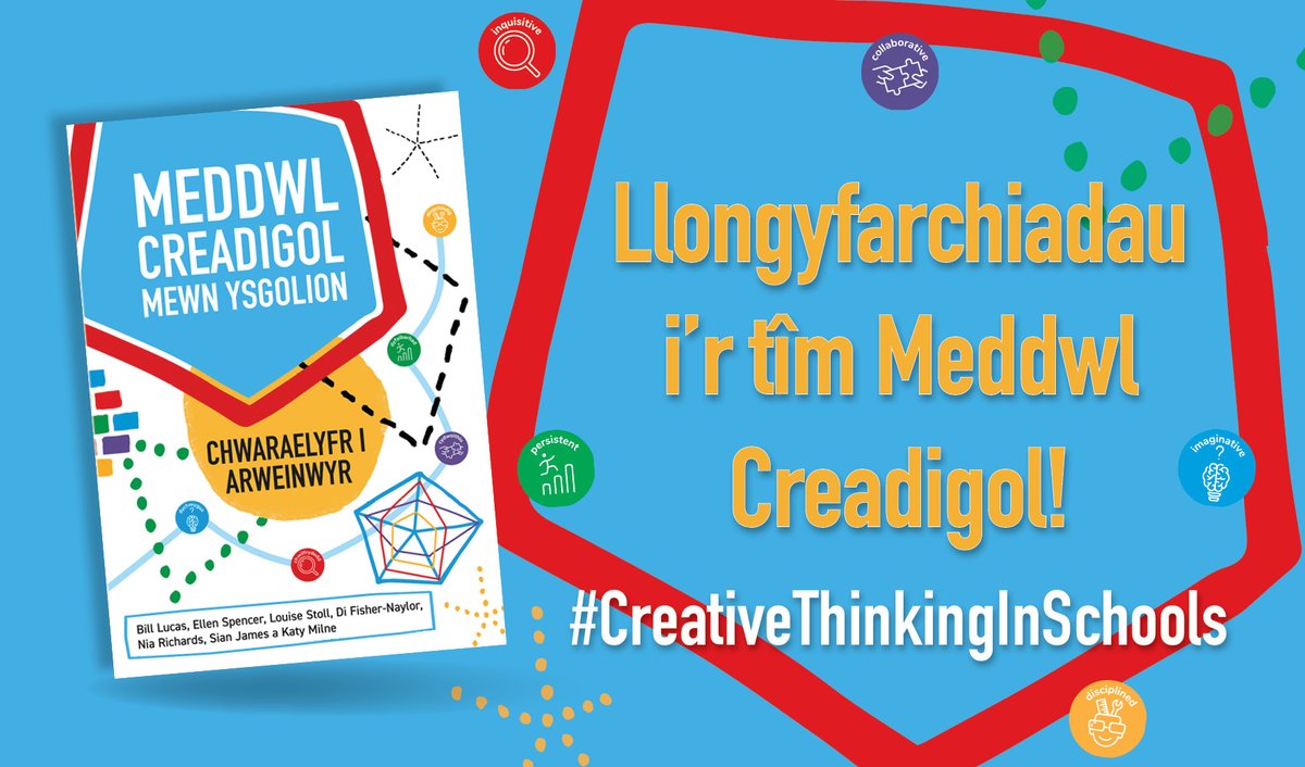 Crown House Publishing (@crownhousepub) on Twitter photo #CreativeThinkingInSchools is now available in Welsh! 🏴
Rydym yn falch iawn i gyhoeddi bod #MeddwlCreadigolMewnYsgolion nawr ar gael yn y Gymraeg!
Archebwch eich copi heddiw 👇
crownhouse.co.uk/meddwl-creadig…
<a href="/LeadingforCT/">Leading for Creative Thinking</a> <a href="/Arts_Wales_/">Cyngor Celfyddydau Cymru | Arts Council of Wales</a> #CreativeThinkingInSchools is now available in Welsh! 🏴
Rydym yn falch iawn i gyhoeddi bod #MeddwlCreadigolMewnYsgolion nawr ar gael yn y Gymraeg!
Archebwch eich copi heddiw 👇
crownhouse.co.uk/meddwl-creadig…
<a href="/LeadingforCT/">Leading for Creative Thinking</a> <a href="/Arts_Wales_/">Cyngor Celfyddydau Cymru | Arts Council of Wales</a>