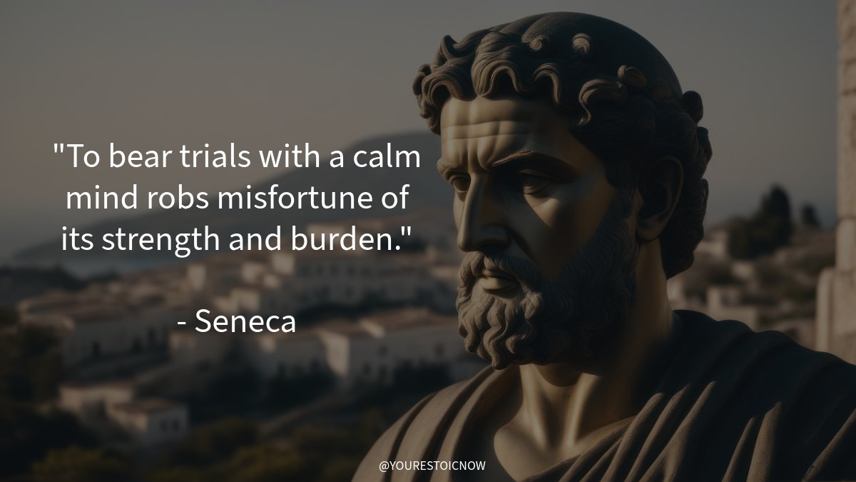 yourestoicnow's tweet photo. Trials bearable with calm mind.
#stoic #stoics #stoicmindset #stoicphilosophy #stoicismdaily #stoicism #stoicwisdom #stoicquotes #seneca https://t.co/PMeyTOVBqE
