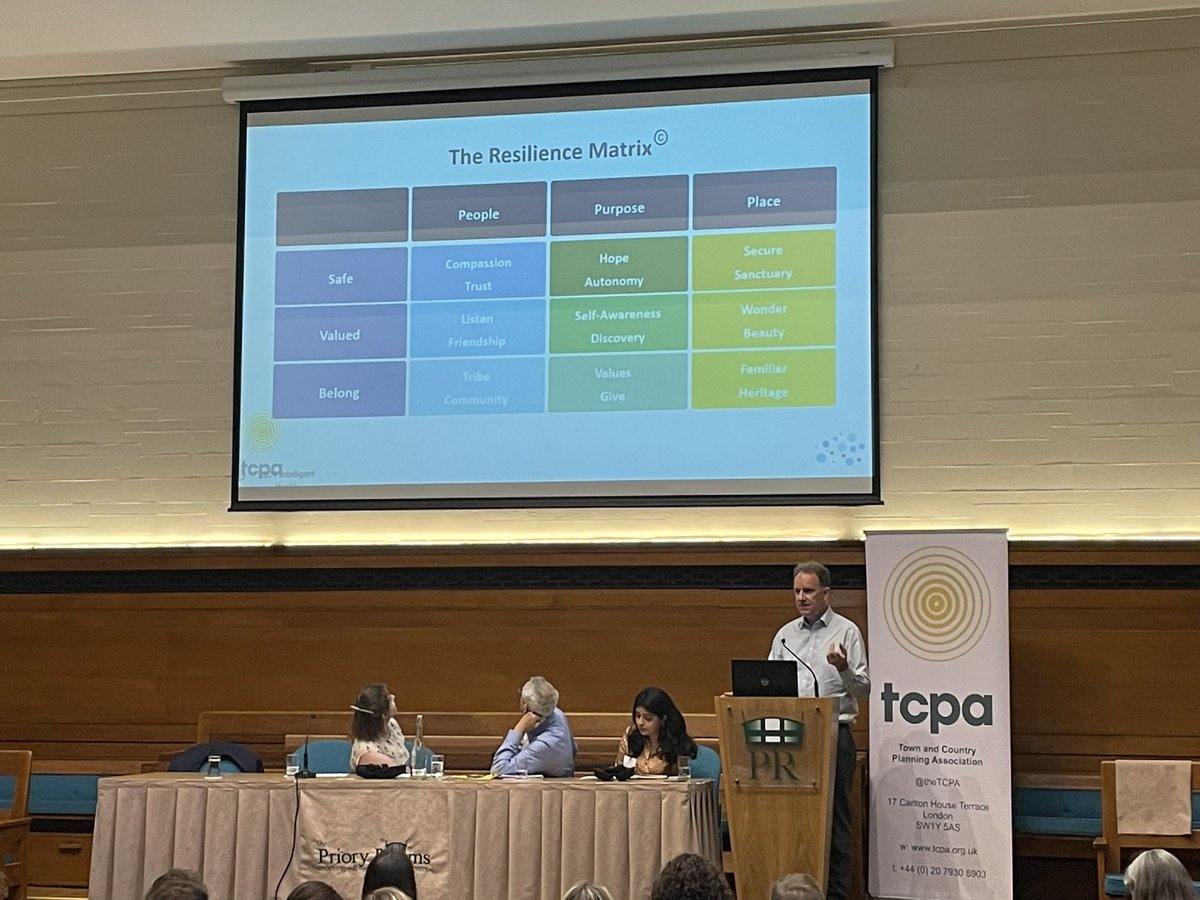 Intelligent Health (@intelligent_hlt) on Twitter photo It’s great to be amongst cross-sector colleagues at <a href="/theTCPA/">Town & Country Planning Association</a> conference today.
Our CEO & Founder <a href="/drwilliambird/">Dr William Bird MBE</a> is currently presenting on the scientific evidence behind why creating places & spaces where children can ‘develop well’ is important. 🤸🏽♂️
…Starting with resilience! It’s great to be amongst cross-sector colleagues at <a href="/theTCPA/">Town & Country Planning Association</a> conference today.
Our CEO & Founder <a href="/drwilliambird/">Dr William Bird MBE</a> is currently presenting on the scientific evidence behind why creating places & spaces where children can ‘develop well’ is important. 🤸🏽♂️
…Starting with resilience!