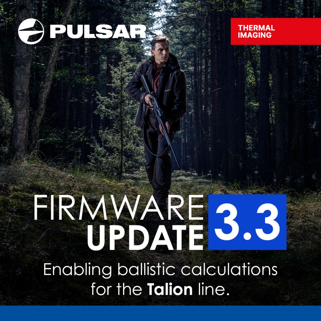 Pulsar’s Firmware Update 3.3 activates Bluetooth technology and Stream Vision Ballistics in all Talion thermal imaging riflescopes. Find out how to update here: thomasjacks.co.uk/firmware-updat…
#thermalimaging #ballistics #streamvision #streamvisionballistics #pulsarvision