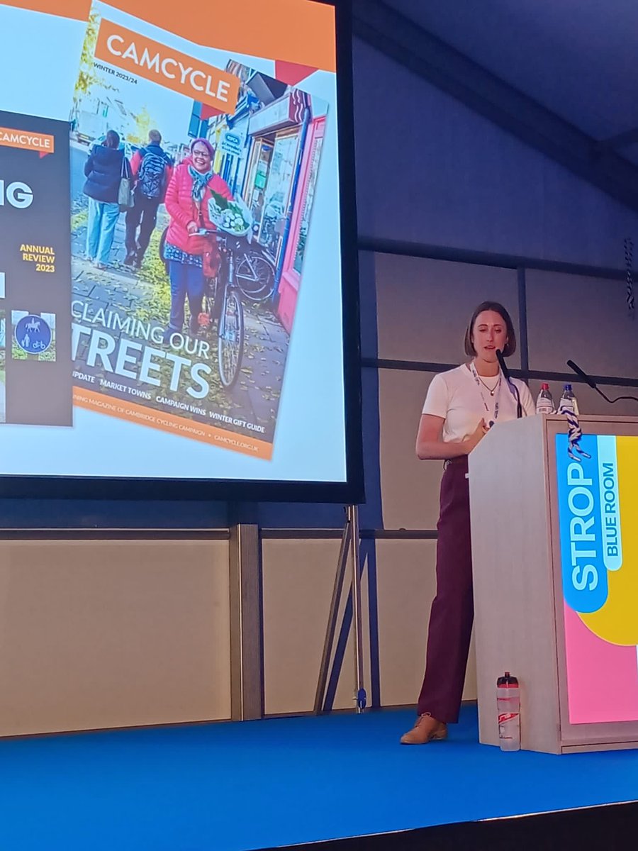 What a proud moment. To stand on an international stage at <a href="/VelocitySeries/">Velo-city Conference</a> and talk all about the amazing work of <a href="/camcycle/">Camcycle</a>. Our volunteers, members and staff have created something remarkable and inspirational.