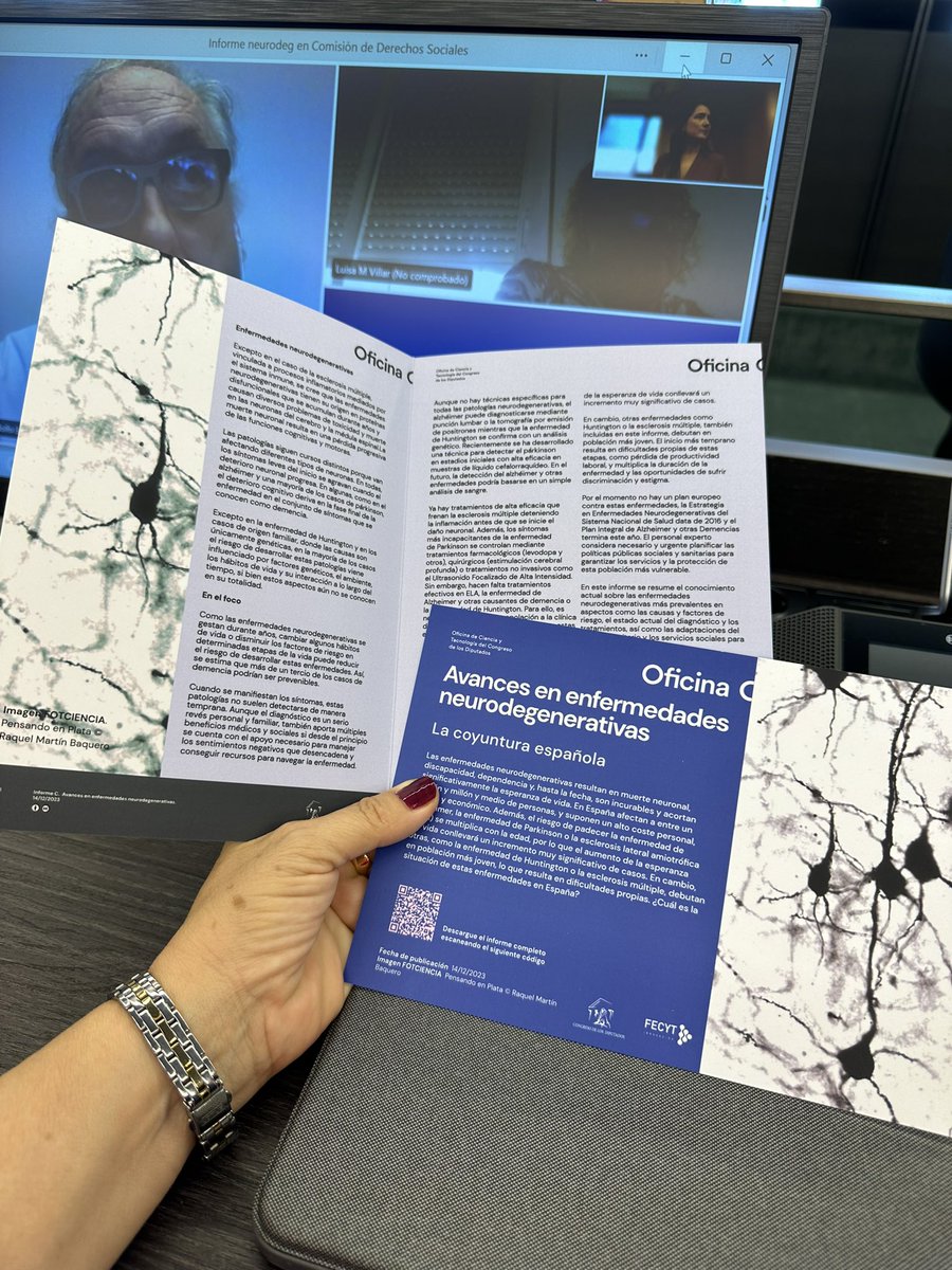 Presentación en <a href="/Congreso_Es/">Congreso</a> de informe “Avances en enfermedades neurodegenerativas: la coyuntura española”. Estas enfermedades resultan en muerte neuronal, discapacidad, dependencia, hasta la fecha, son incurables y acortan significativamente la esperanza de vida
<a href="/FECYT_Ciencia/">FECYT</a>