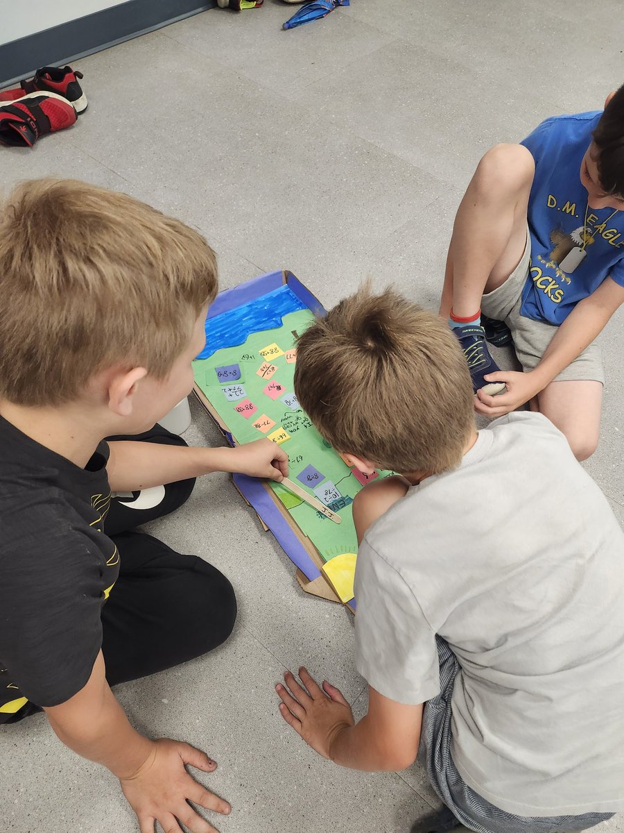 The day finally arrived! We created board games and all students finished which meant that we could try out each other's games!  Sts were so proud to share their hard work and explain how to play.  #handsonlearning #risktakers <a href="/GlenwoodGriffin/">Glenwood Griffins</a> <a href="/ibpyp/">IB PYP</a>