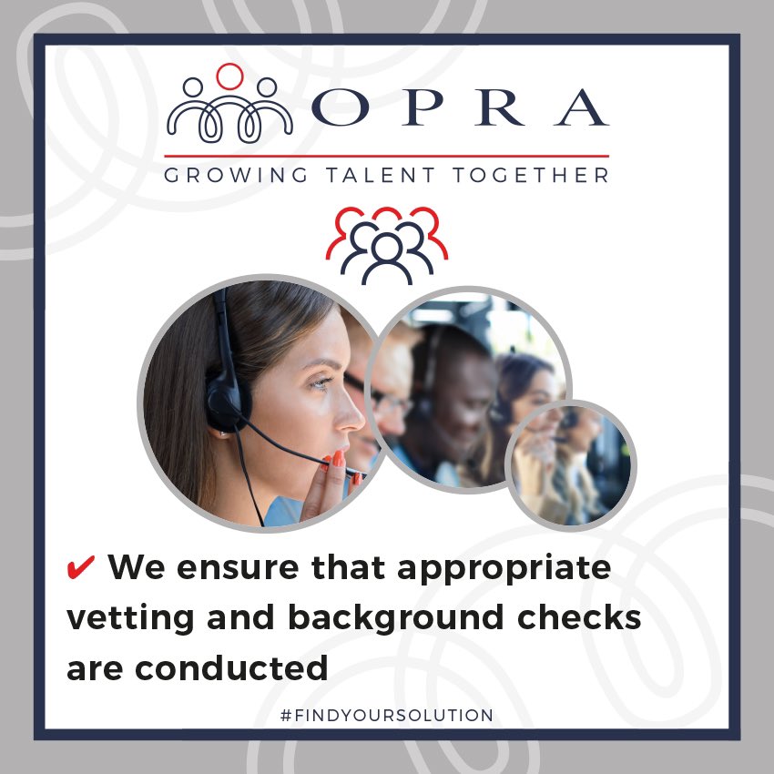 OpraGroup's tweet image. 🔒 Protecting the business &amp;amp; maintaining high service standards is imperative, therefore current employees should be regularly re-vetted.

Call our Compliance Manager Richard on: 
☎️ 0203 854 7237
📧 r.donovan@theopragroup.com

#Screening
#RevetScreening
#PreEmploymentScreening