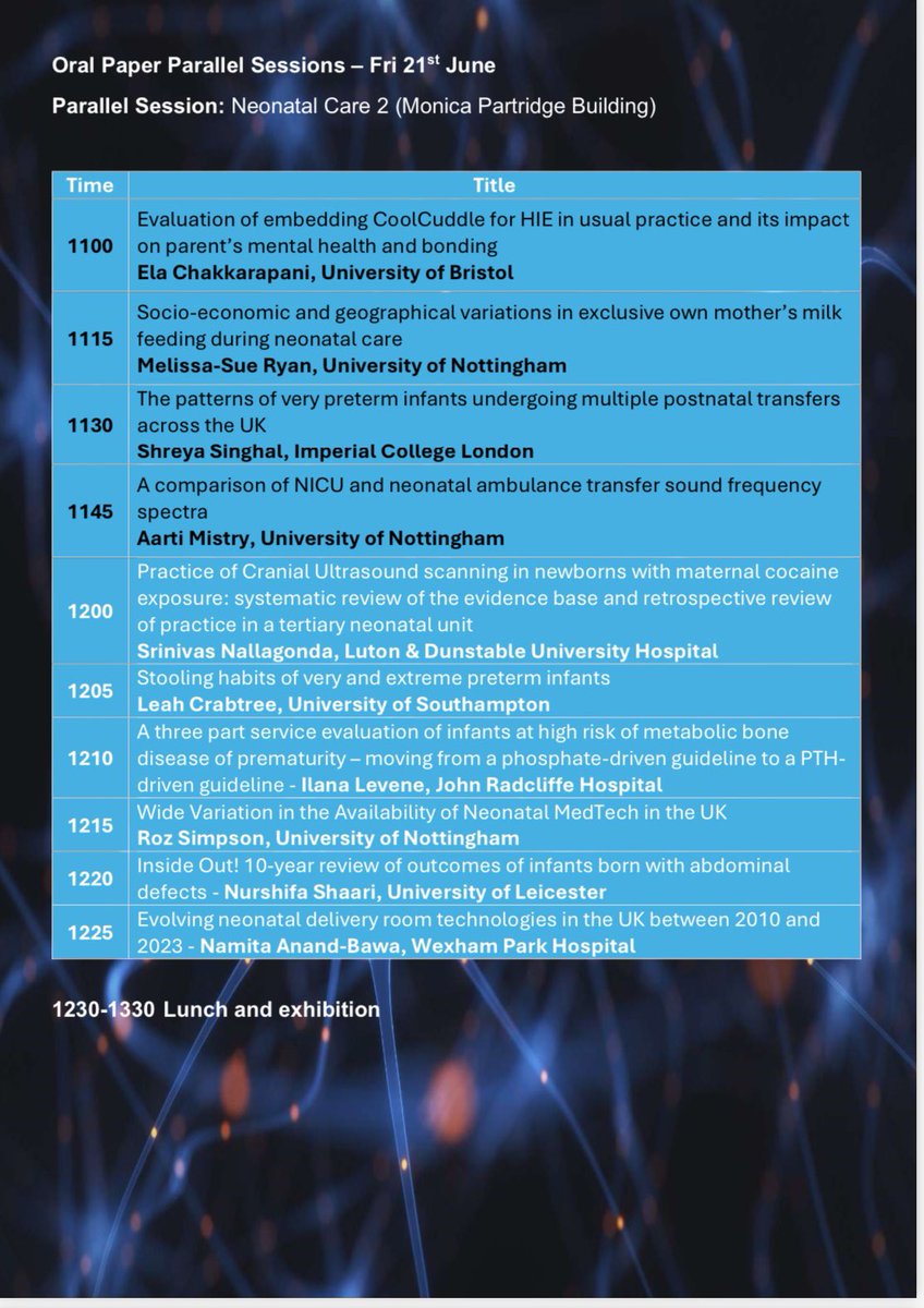 NeoTRIPS (@neotrips1) on Twitter photo Itโs the final countdown to the Joint Fetal and Neonatal Society meeting #jfns2024 at <a href="/UniofNottingham/">Uni of Nottingham #WeAreUoN</a> and weโll be hearing from not one but two of the NeoTRIPs team on the national picture of #medtech in the neonatal care session! Itโs the final countdown to the Joint Fetal and Neonatal Society meeting #jfns2024 at <a href="/UniofNottingham/">Uni of Nottingham #WeAreUoN</a> and weโll be hearing from not one but two of the NeoTRIPs team on the national picture of #medtech in the neonatal care session!