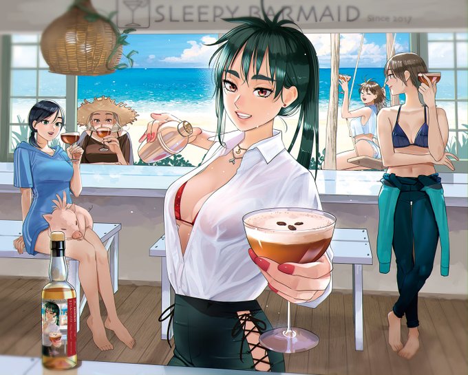 まどろみバーメイド×AMAHAGANコラボリキュール「アシュレイ・フー」が発売です!

シェイクが得意なアシュレイになぞらえ、シェイクカクテル「エスプレッソマティーニ」がこの一本で作れます。

同梱されるシェイカーに氷を入れて是非バーテンダー体験をしてみて下さい〜
https://t.co/wCkC5K9u8A 