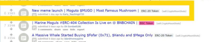 $MOGU TRENDING ON REDDIT  

reddit.com/r/CryptoMoonSh…