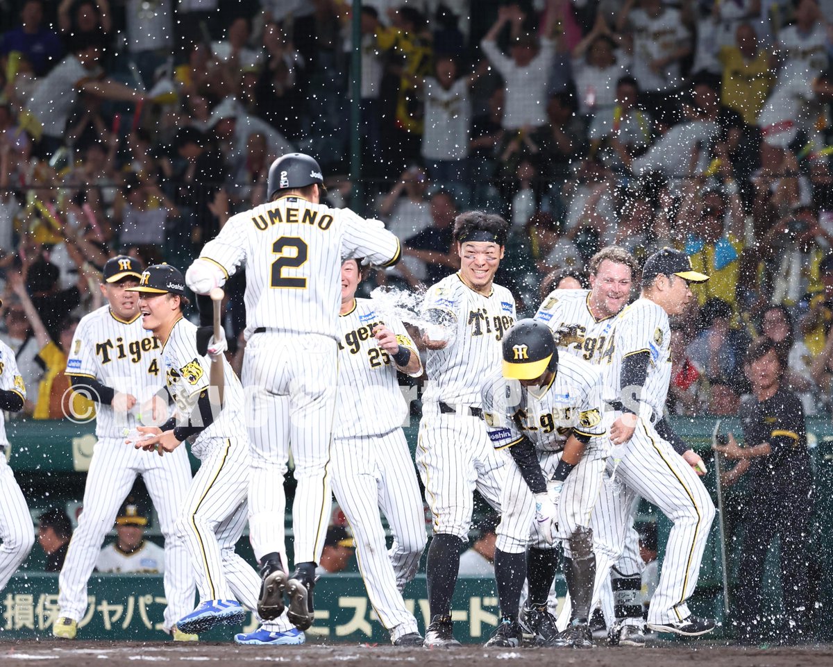 【プロ野球】2024年6月18日
阪神X日ハム

サヨナラ勝ち
#植田海 

#タイガース #Tigers #阪神タイガース #東スポ