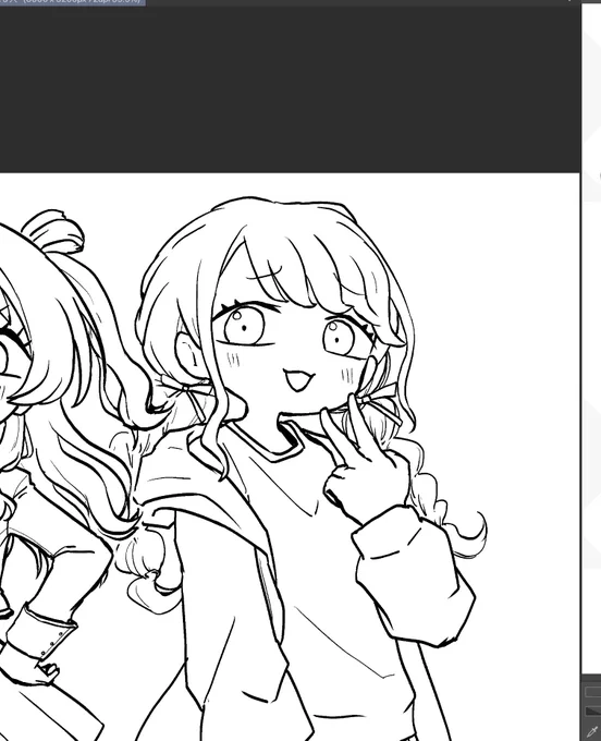 これは描いてる途中に生まれた妙に腹立つ表情の藤田 