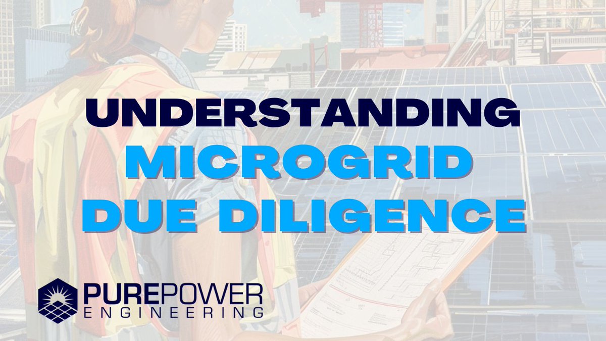 PurePowerSys's tweet image. purepower.com/blog/understan… | Microgrid due diligence is crucial for developers, EPCs, and project stakeholders. It ensures these system&apos;s feasibility, efficiency, and reliability, helping to mitigate risks and optimize performance in increasingly complex energy landscapes.

#solar