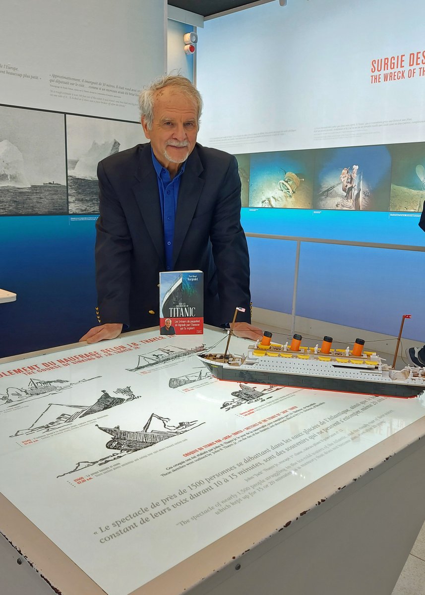 Hommage à Paul-Henri Nargeolet 1 an après sa disparition lors d'une mission sur l’épave du #Titanic 
PH était chez lui ici 💙
Coup projecteur sur son immense contribution scientifique et historique au service de l’éducation à la Mer. 
citedelamer.com/presse/communi…