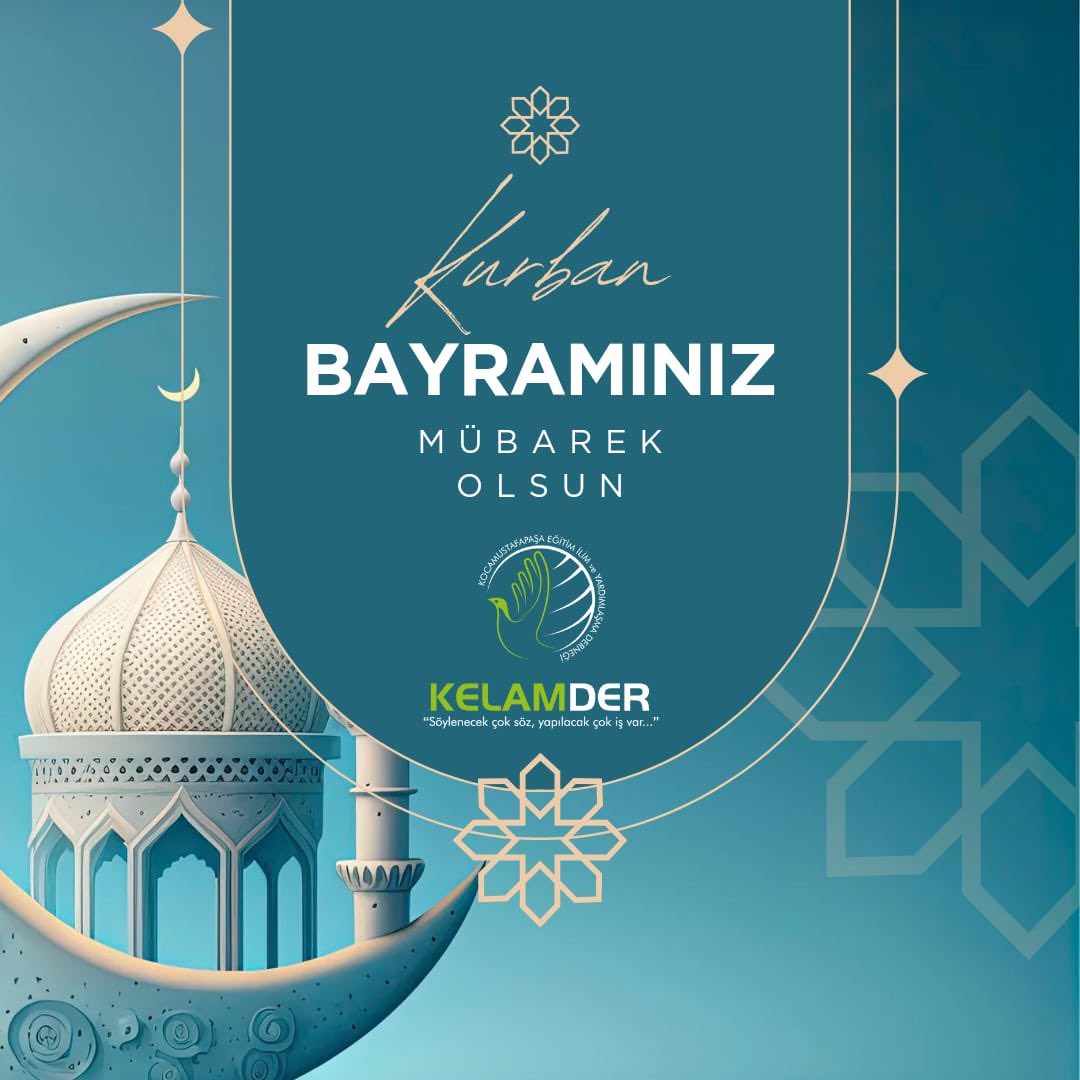 Dünyadaki tüm zulümlerin bittiği bayramlara kavuşmak duasıyla Kurban bayramımız mübarek olsun.