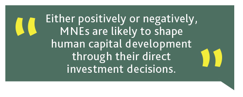 New research in JIBP looks at the effects of FDI on human capital development, emphasizing the role of policy in strengthening vocational training to support sustained economic development and avoid middle-income traps. link.springer.com/article/10.105…