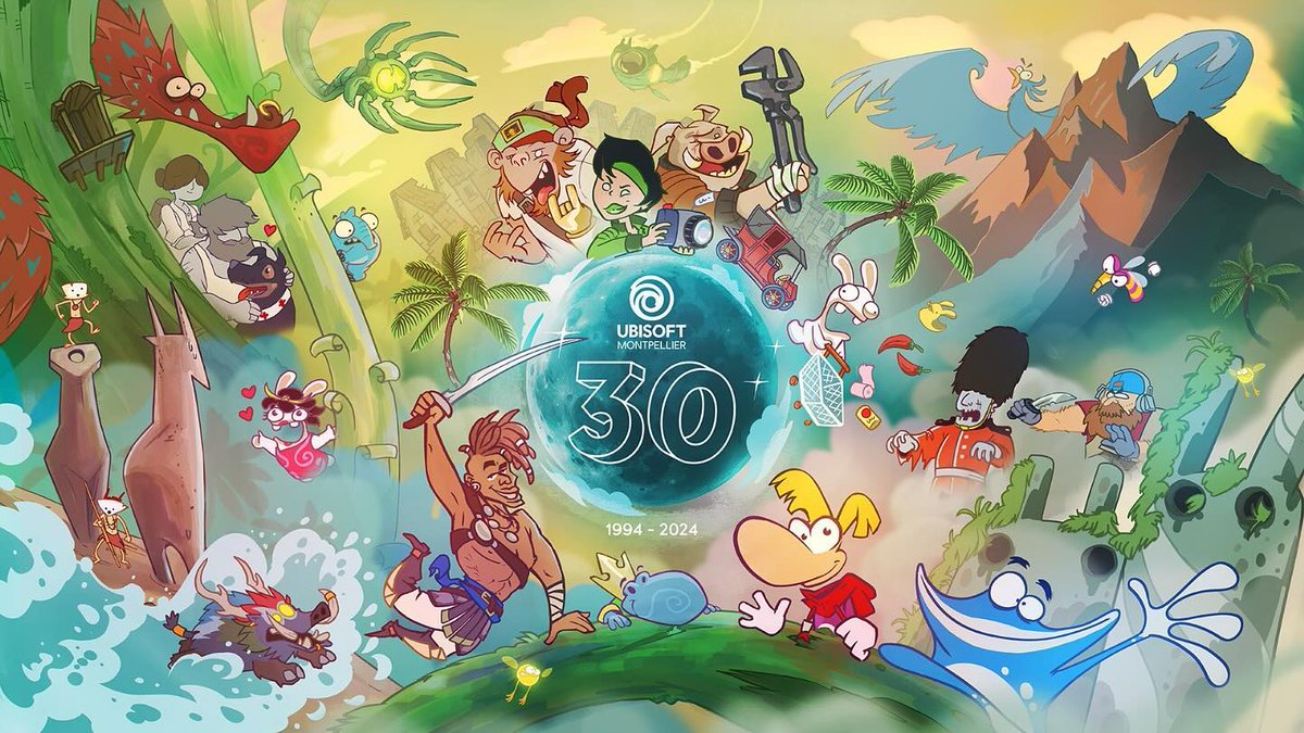 ✨Ubisoft Montpellier fête ses 30 ans cette année ! ✨

Pour l'occasion, une sublime illustration de l'histoire du studio réalisée par un de ses artistes (immudelki
) vient d'être postée sur leur compte Instagram.

Aurez-vous identifié tous les clins d'œil ?
