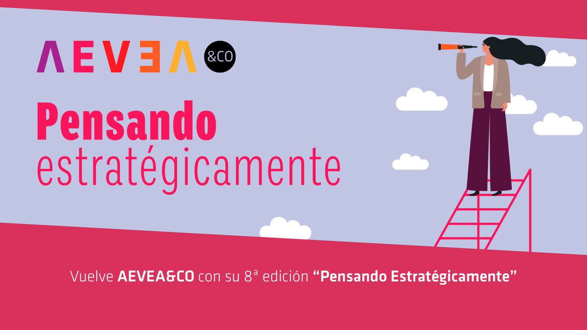 El próximo 3 de julio no te puedes perder uno de nuestros eventos más emblemáticos, AEVEA&amp;CO vuelve con fuerza en su octava edición, “Pensando Estratégicamente”.

 Inscríbete ahora 👇
aeveaco.aevea.es/inscribete/
