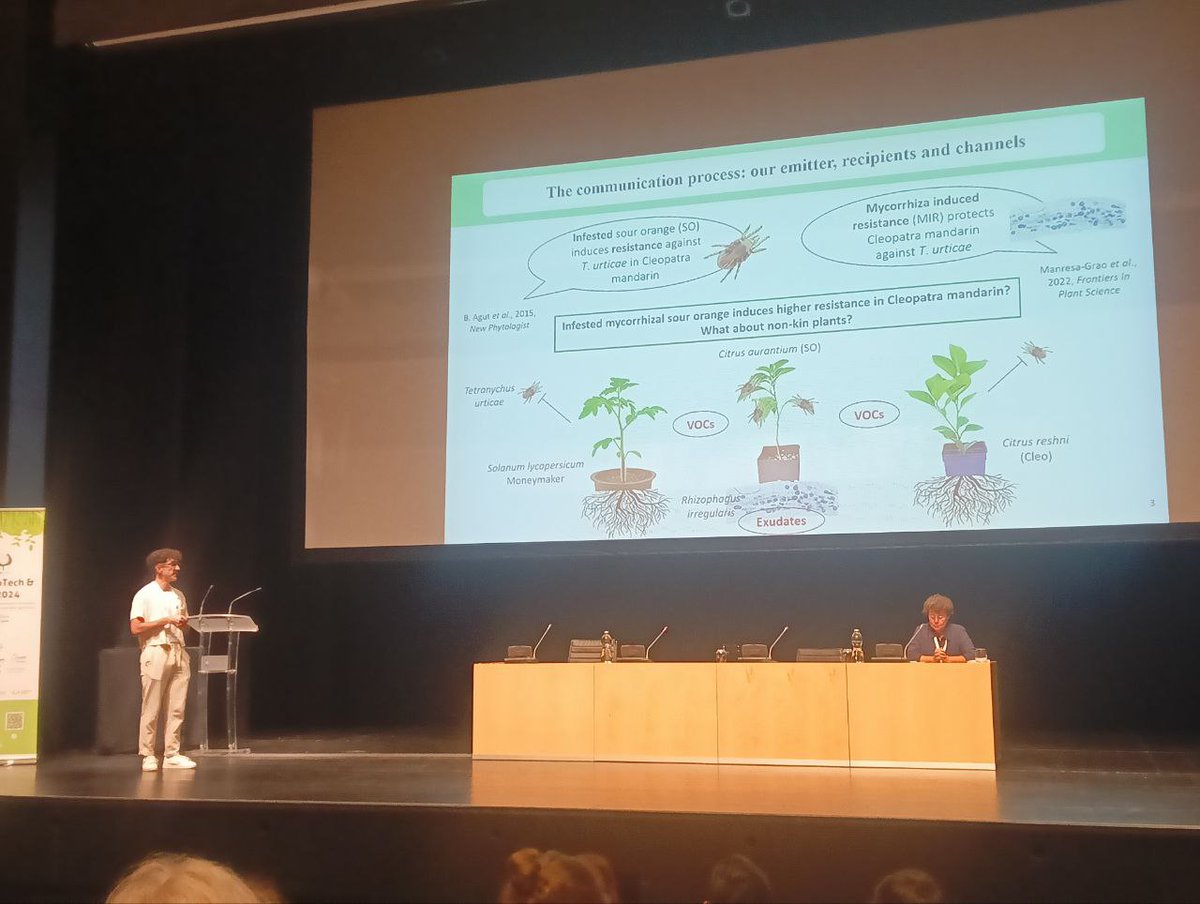 <a href="/IvanIvanpitt/">🦦✨NewPitt Version✨🦦</a> presents his talk "Identifying cores in plant-plant communication during mycorrhiza-induced resistance against
Tetranychus urticae" at <a href="/IobcIr/">IOBC BioProTech Conference</a> 

#IOBCBioProtechCS

#innovation #bioproducts #agriculture #agricultureandfarming #sustainability #plantbioprotech