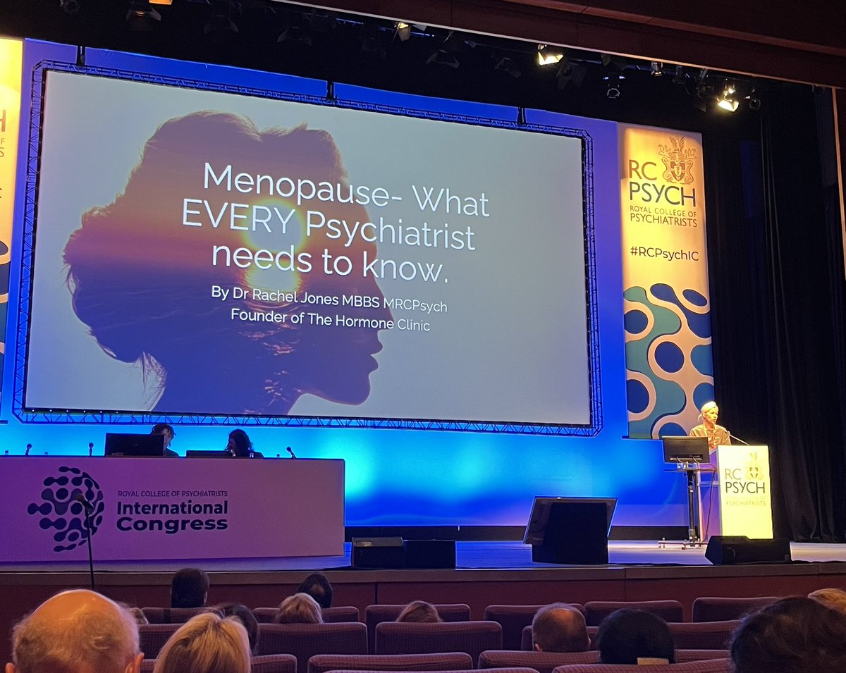 Joy Hodkinson (she/her) (@joysarahh) on Twitter photo I don’t recall hearing one psychiatrist ask about hormones during my FY2 psych rotation. Period.
Unsurprised to hear 40% of psychiatrists don’t feel confident in this area.
#RCPsychIC <a href="/MESSAGE_TGI/">MESSAGE (Medical Science Sex & Gender Equity)</a> I don’t recall hearing one psychiatrist ask about hormones during my FY2 psych rotation. Period.
Unsurprised to hear 40% of psychiatrists don’t feel confident in this area.
#RCPsychIC <a href="/MESSAGE_TGI/">MESSAGE (Medical Science Sex & Gender Equity)</a>