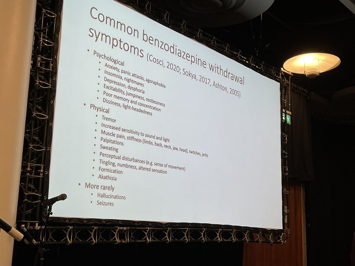 wendyburn's tweet image. Benzodiazepine withdrawal decribed by @markhoro . When I started in psychiatry I was told that patients who complained of these symptoms were “neurotic”. I wondered why so many of them had the same problems… #RCPsychIC