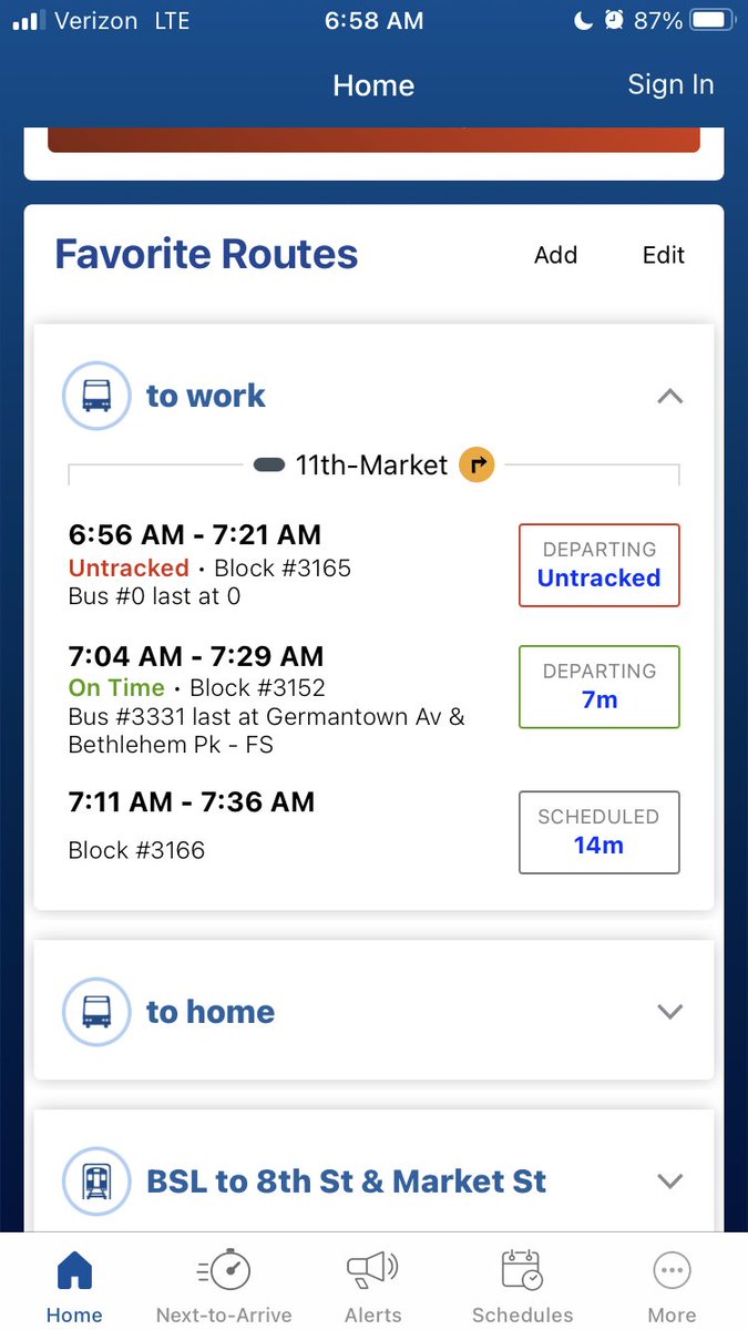 jellybell's tweet photo. @SEPTA_SOCIAL how does something go from on time to untracked? https://t.co/rTX7RSlgDv