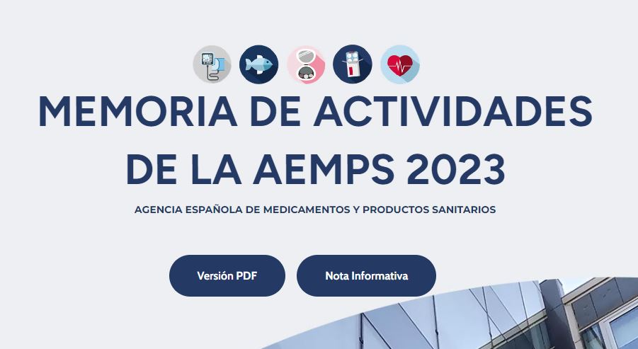 📌 Ya está disponible la #MemoriaAEMPS 2023, que resume un año de una gran complejidad técnica, legislativa y logística

ℹ️ Consúltala y conoce los principales hitos de nuestro trabajo para reforzar la salud pública 👉memoria.aemps.gob.es

👇🧵