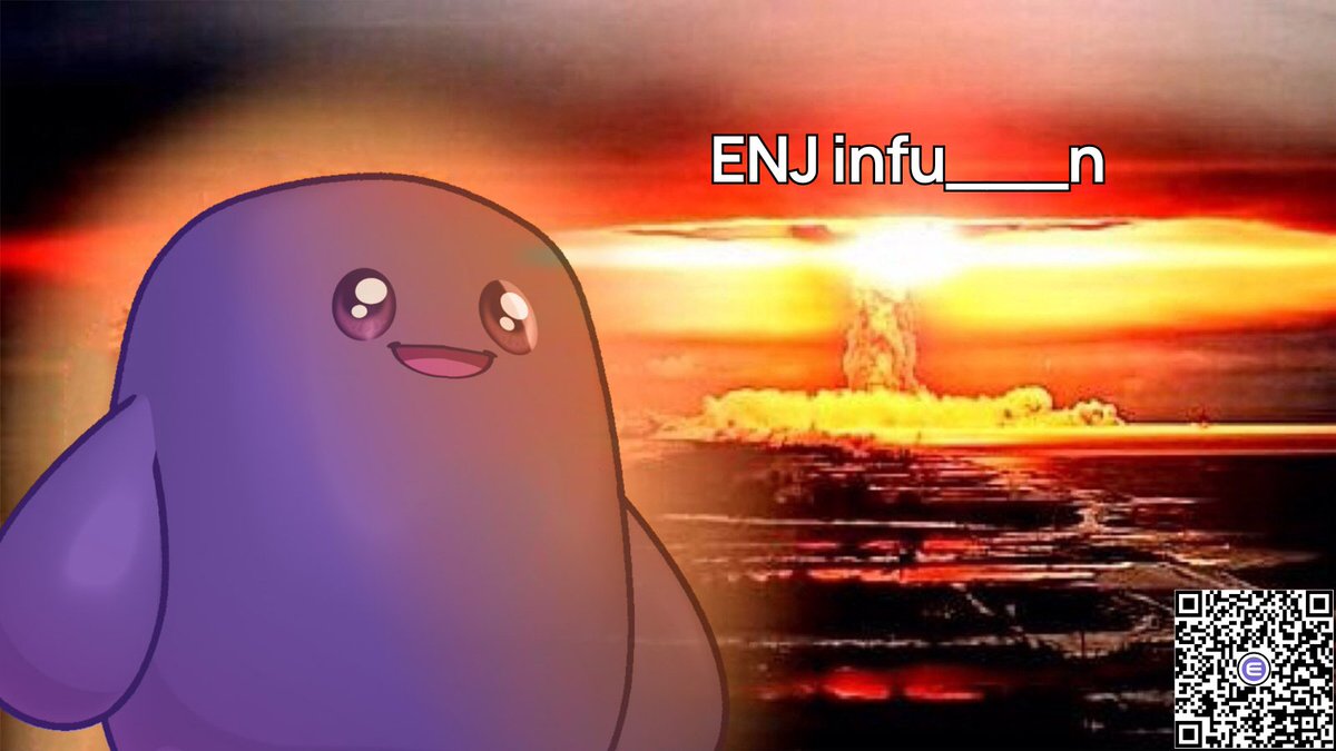 SneaksNFT's tweet photo. Something is brewing on @enjin🧨

#ENJ infu___n?👀

Another Enjin meme, another hoppin' beam🐰 https://t.co/jOukiBIJ7T