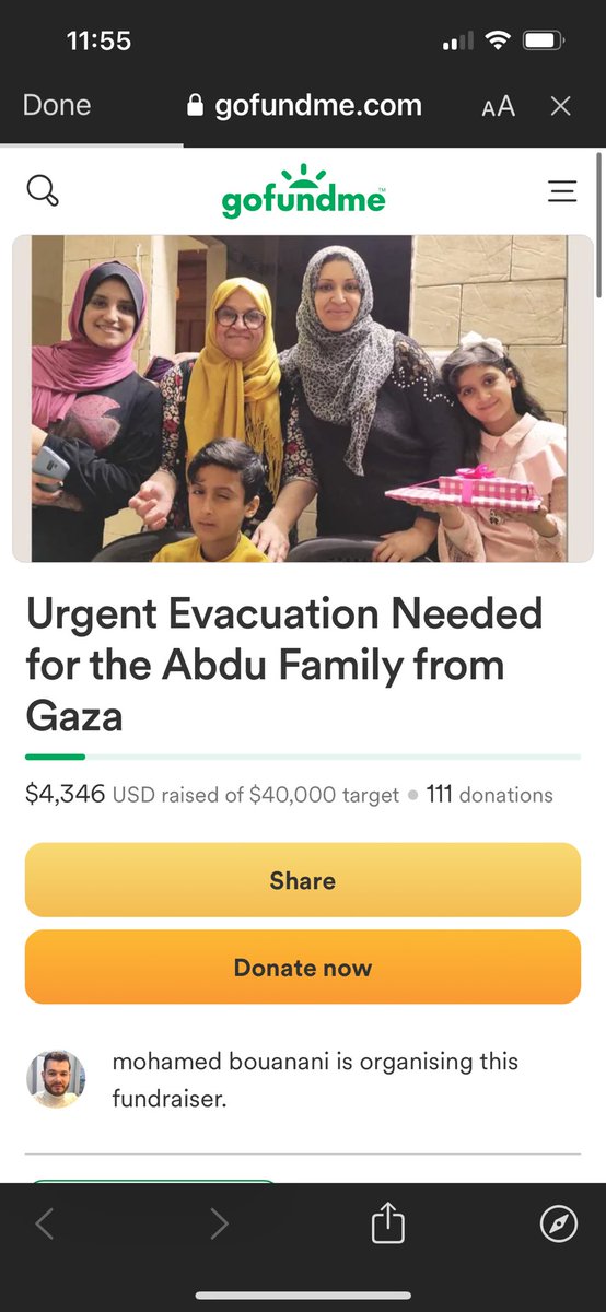 mkwest1005's tweet photo. the funding for this family has almost stopped entirely. please, please share and donate whatever you can afford! i don’t care how little or big your account is, every share will help. they need help evacuating the genocide 

https://t.co/8LLkXcOpw1 ‼️🇵🇸🇵🇸‼️ https://t.co/N7pf4C6gtD